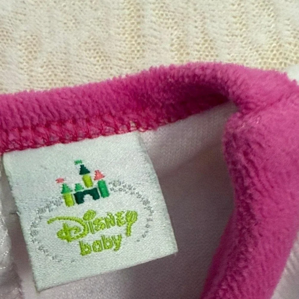 Disney Baby Marie Aristocats Footed Sleeper Pink White 3 Month Girl